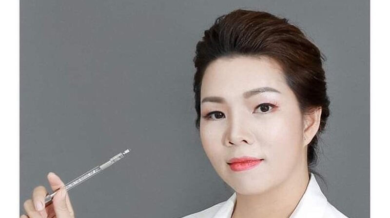 Master Hà Thị Chuyên – Trưởng ban giám khảo bộ môn Phun mày 3D: “Đến với cuộc thi là các thí sinh đã chiến thắng chính mình.”