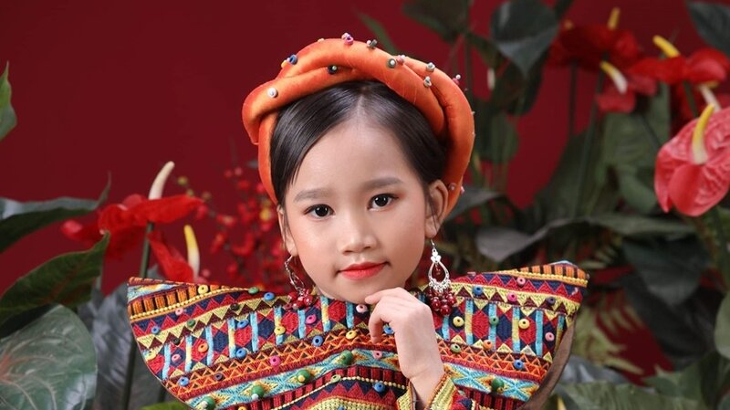 Mẫu nhí Trần Bảo An cô bé trẻ đa tài với nhiều hoạt động năng nổ trong làng mẫu Việt