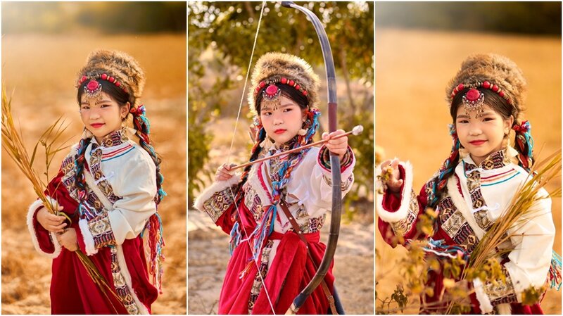 Hóa thân thành cô gái du mục, mẫu nhí Bảo Anh mang miền thảo nguyên bao la vào bộ ảnh mới